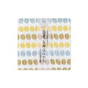 白雪 白雪友禅はんかち COFFEE/ブルー