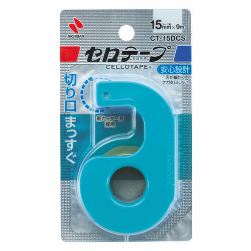 ニチバン　セロテープ　小巻カッターつき　まっすぐ切れるタイプ　CT−15DCS