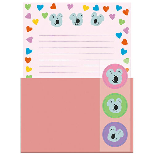 グリーティングライフ　シック　レターセット　コアラ　MMS−470