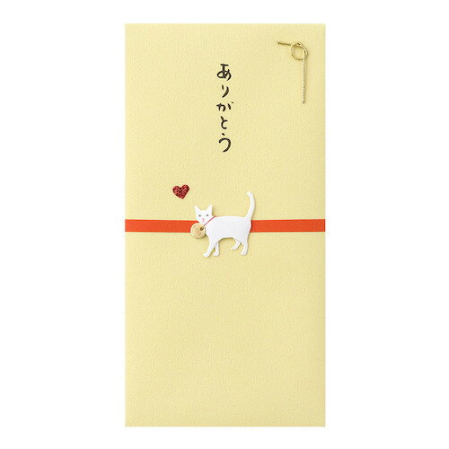 ミドリ（MIDORI）　PC金封　ありがとう　25259006　ネコ柄