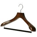 ワードローブ(WARDROBE) 男性用ジャケットハンガー ダークブラウン