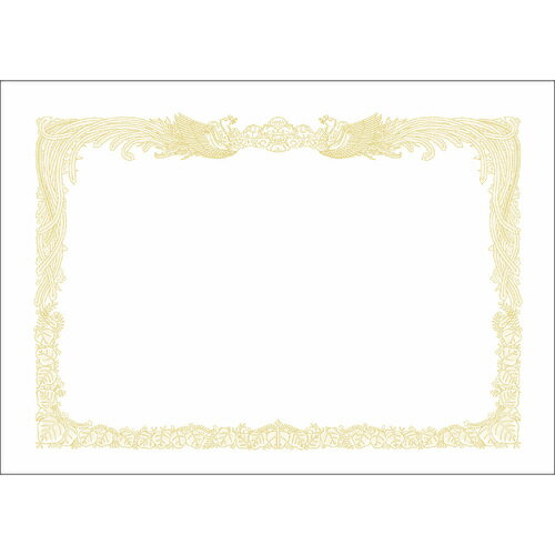 タカ印　OA賞状用紙　A3　10−1080　縦書　白