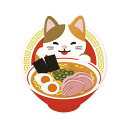 東洋ケース Japanese culture MAGNET 三毛猫 ラーメン