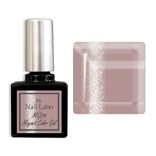 バイネイルラボ（by　Nail　Labo）　マグネットカラージェル　MG04　Melty　sheer　brown