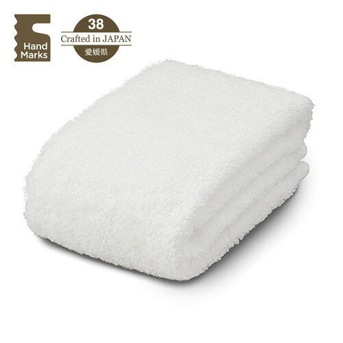 Face Towel - ハンズオリジナル　Hand　Marks　糸からこだわったお肌と髪がよろこぶタオル　フェイスタオル　ホワイト