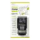 【お買い得】 デザインフィル ミドリ スタンプ 回転印 日々の記録柄 35419