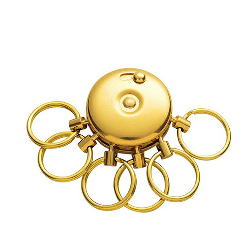 エイアンドエフ（A＆F）　オクトパスキーホルダー　ゴールド