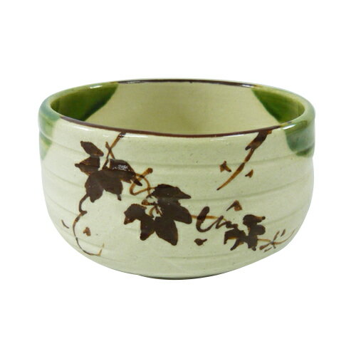 瀬戸焼　織部　お稽古用抹茶碗　055297