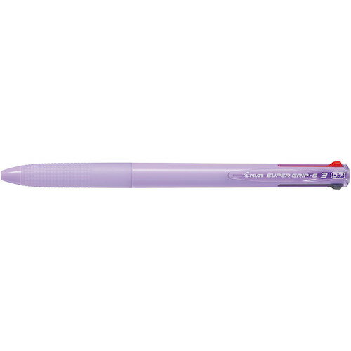 パイロット（PILOT）　油性ボールペン　スーパーグリップG3　BKSG−30F−PU　細字0.7mm　パープル│ボールペン　多色ボールペン