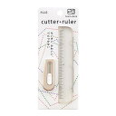プラス(PLUS) チームデミ(team-demi) カッター+ルーラー TD-001CR くるみ