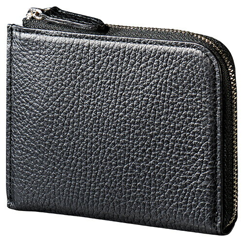 ハンズオリジナル　アトリエヌウ　wol（ウォル）シリーズ　L字ミニ財布　Black