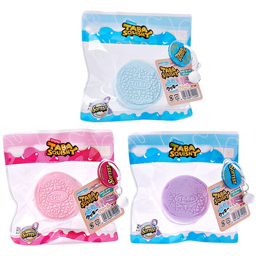 タバスクイーズ（TABA　SQUISHY）　スクイーズ　ふわもちクッキークリームサンド