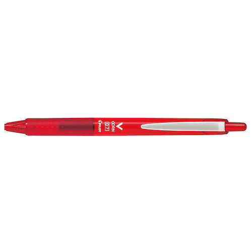 パイロット（PILOT）　水性ボールペン　Vコーンノック　LVKN-15F-R　0.7mm　レッド