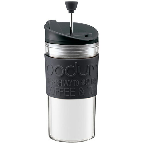 ボダム(bodum) トラベルプレス 携帯用フレンチプレスコーヒーメーカー(マグ用リッド付) 0.35L ..