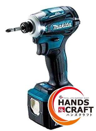 【未使用】マキタ makita 充電式インパクトドライバ 14.4V 青 TD162DRGX バッテリ×2(14.4V 6.0Ah）充電器、ケース付 純正【新古品】【中古】