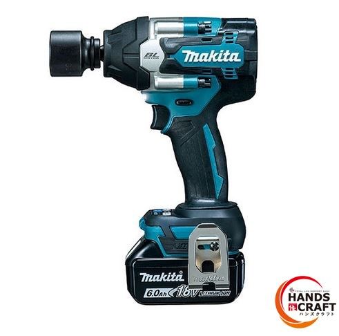 ☆【未使用】マキタ makita　充電式インパクトレンチ TW700DRGX バッテリBL1860B×2本・充電器DC18RF・ケース付 ※ソケット別売品 純正品 【新古品】【中古】