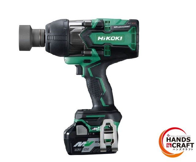 ☆【未使用】ハイコーキ HIKOKI 36V 19mmコードレスインパクトレンチ WR36DA 2XPZ 　(BSL36A18X×2 充電器付) ※ソケット別売品 純正品【新古品】【中古】