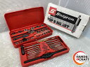 ◇【中古品】スナップオン タップダイスセット ケース接合部切れています。 TDM-117A Snap-on