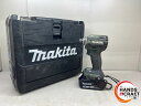 ♪ makita インパクトドライバ 中古 TD171DGXAG 18V 充電器 バッテリー×2 ビットソケット ケース破損有 マキタ【中古】