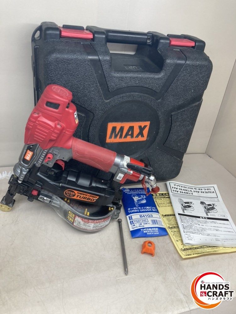 ♪マックス　高圧ねじ打ち機　中古　HV-R41G4-R　MAX【中古】