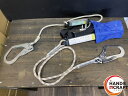 ●【中古品】藤井電工 ツヨロン TSUYORON ランヤード 墜落制止用器具 胴ベルト型安全帯 第一種(4kN) 使用可能質量:100kg
