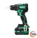 ★【未使用】HiKOKI コードレス ドライバドリル DS18DE (2XPZ) マルチボルト 新型バッテリ2個/充電器/ケース付 純正【新古品】【中古】
