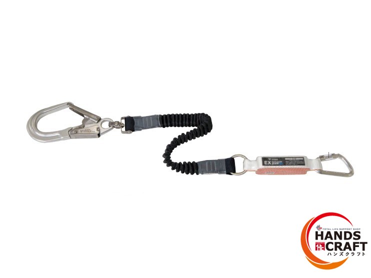 ★【未使用】保管品 サンコー TITAN フルハーネス用 伸縮ストラップ式 ランヤード タイプ2 シングル 100..