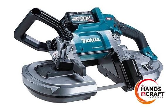 ☆【未使用】マキタ makita　40Vmax充電式ポータブルバンドソー PB001GRDX 40Vmax 2.5Ah×2個・充電器・ケース付　純正【新古品】【中古】