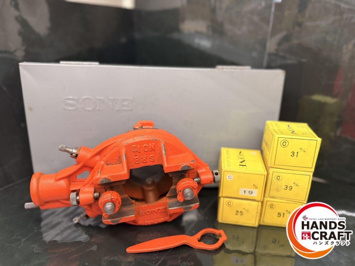 ♪ 【現状品】曽根 手動ねじ切り機 SRBNO1 1/2 SONE【中古】