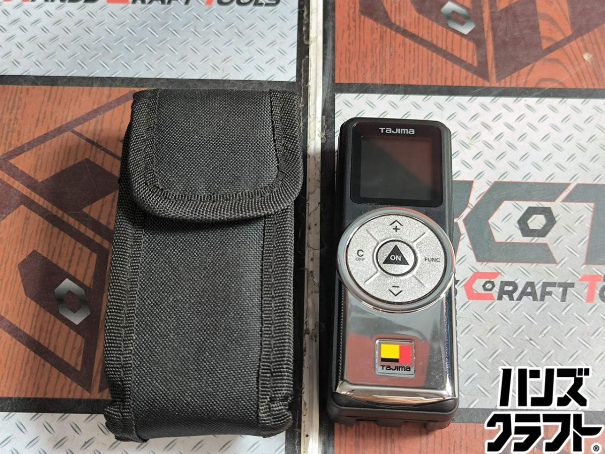 ▲【中古】タジマ レーザー距離計 TSFLK-G05BK 電池式(単四×2) 収納ケース付き Tajima【ハンズクラフト飯塚店】【中古】