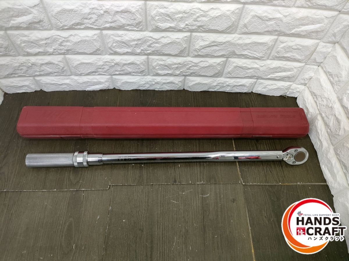 ▽【中古】マックツールズ 1/2インチ トルクレンチ TWV256J ケース付 70-350N m 12.7mm ハンドツール MACTOOLS