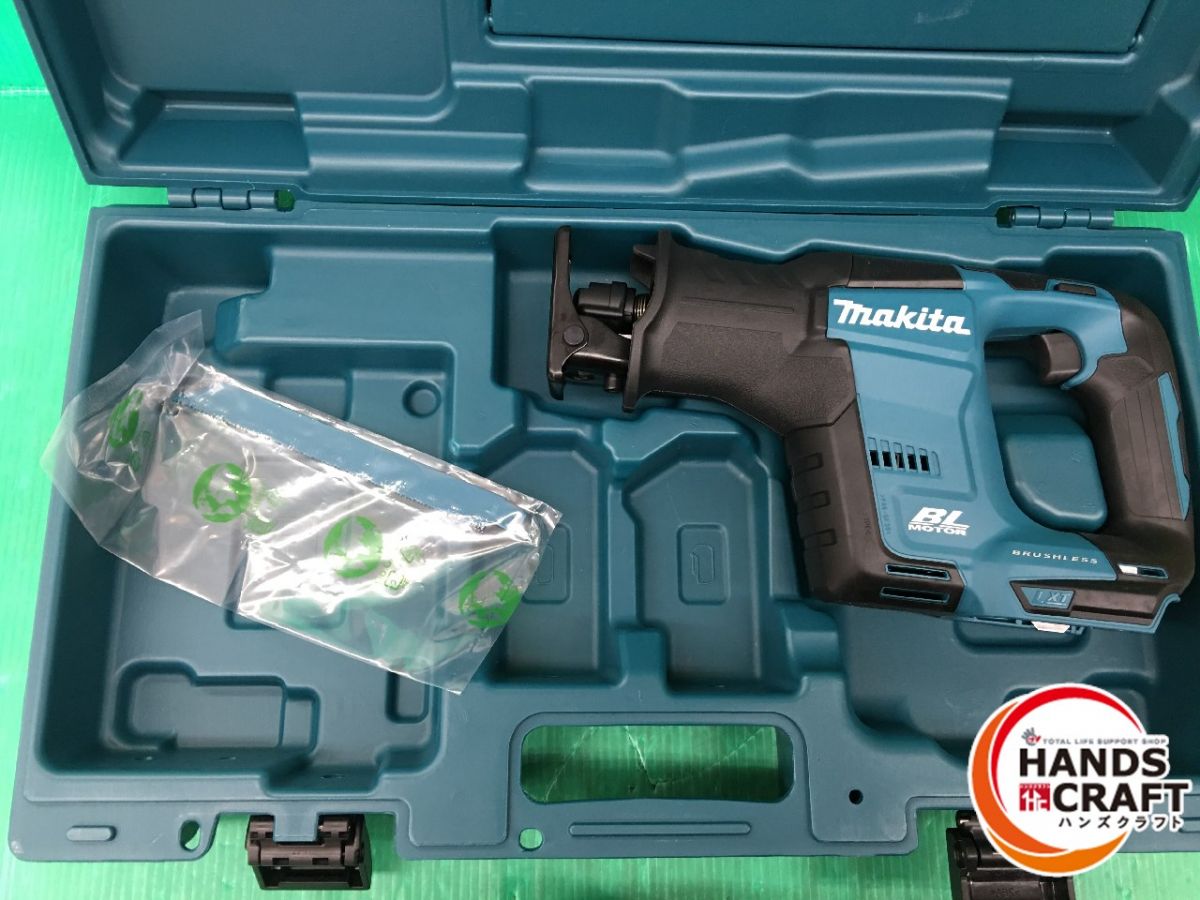 ☆【未使用】makita マキタ 18V 充電式レシプロソー JR188DZ 本体+ケース付(充電器 バッテリ別売品)　セットバラシ品　JR188DZK　純正品【新古品】【中古】