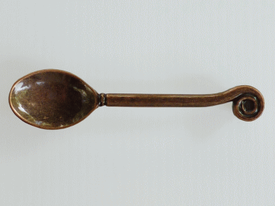 家具 取っ手 スプーン型 ブロンズ L 1052126ZN24 （棚番:7335032-181）送料別 通常配送