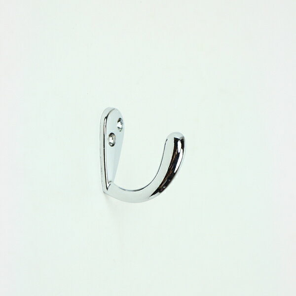 金属製壁用フック シルバー ビス止め式 746ZN1 奥行：約38mm （7336470）送料別 ※同じ商品は30個までゆうパケット