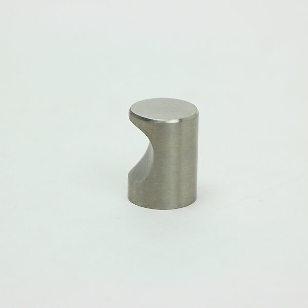 Rakuten - ステンレス製ツマミ 円柱 くぼみ 直径約18mm 1404-18N1 家具 取っ手 （8393460）送料別 ※同じ商品は19個までネコポス