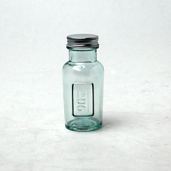 ガラス瓶 ガラスボトル ガラス 瓶 蓋付 / エコガラスボトル 90cc STORAGE 5784 スペイン製 直輸入 7827750 送料別 通常配送 / ふた付き リサイクルガラス