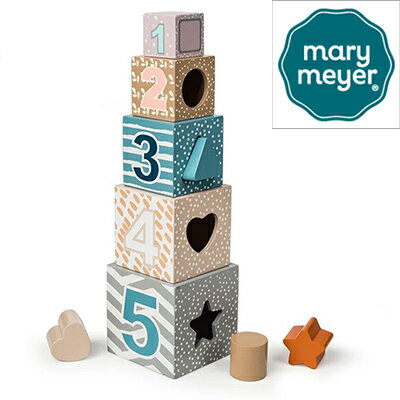 樂天商城 - 【Mary Meyer】ライカ ネスティング&スタッキング ウッドブロック 北欧デザインの知育玩具「ライカ」ベビーギフト 贈り物 赤ちゃんのお祝いに 木製ブロック 知育玩具 出産祝いギフト 優しい色合 木製 木のぬくもり ギフトラッピング メッセージカード対応