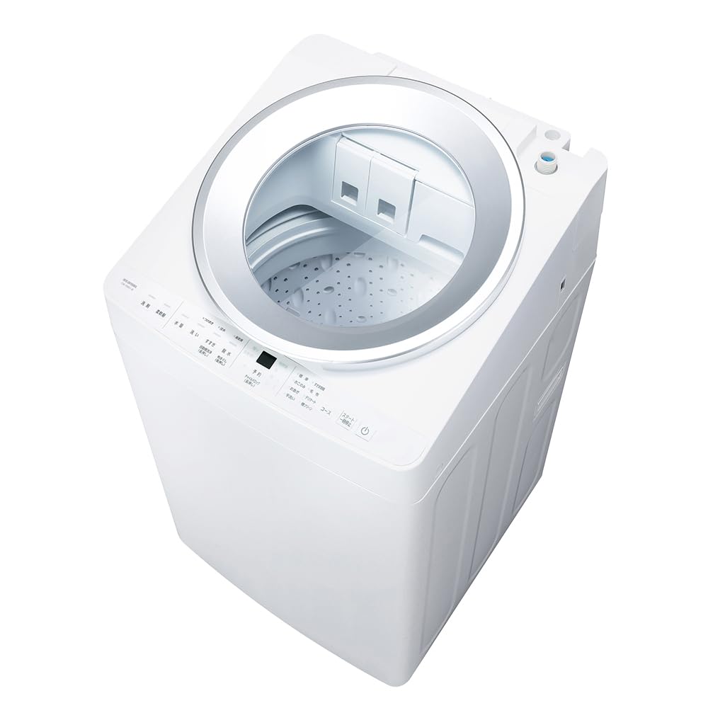 アイリスオーヤマ 洗濯機 7.0kg OSH 最短10分コース 洗剤自動投入機能 一人暮らし 2人用でも 部屋干しモード ガチ落ち極渦洗浄 ITW-70B01-W ホワイト 7kg/洗剤自動投入 2連タンク