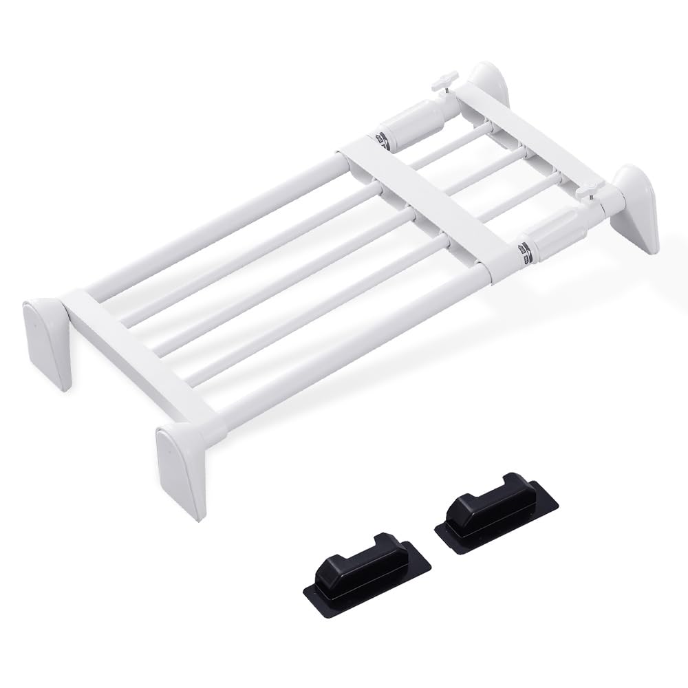 アイリスオーヤマ 超強力伸縮棚 つっぱり棚 最大耐荷重65kg 伸縮幅50-75cm 収納 デッドスペース H-J-55..