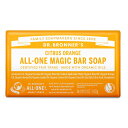 Dr.Bronner 039 s ドクターブロナー マジックソープバー オーガニック 固形せっけん CI (シトラスオレンジ) 25010200 オールインワンソープ オリーブ油 ホホバオイル 保湿成分 香り ハンドメイドソープ スキンケア バスアイテム ボディウォッシュ フェイスケア