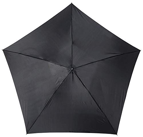 Mabu マブ ブラック 超軽量 UV 折りたたみ傘 SMV-40432 | 大きめサイズ 業界最軽量 通勤 出張 旅行 急な雨 濡れにくい 男女兼用 シンプル 持ち運び 3