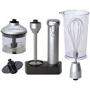 Cuisinart クイジナート コードレス 充電式 ハンドブレンダー チョッパー付 おろしディスク付 RHB-1070J
