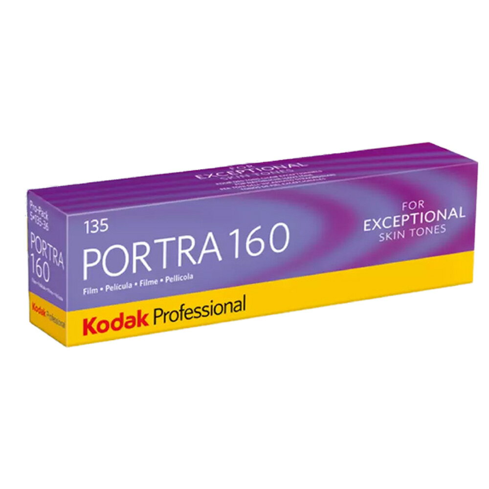 Kodak コダック 35mm カラーネガフィルム Professional PORTRA 160 36枚 5本セット 再現性 滑らか 自然な肌色 デジタルスキャニング ポートレート ファッション コマーシャルフォト プロカメラマン
