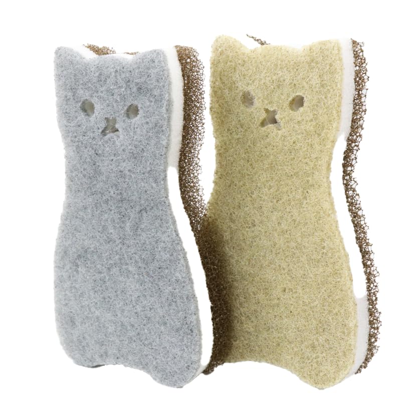 TOA 東亜産業 あわねこスポンジ 2個組 TOA-TM-KC-AWNKS-001