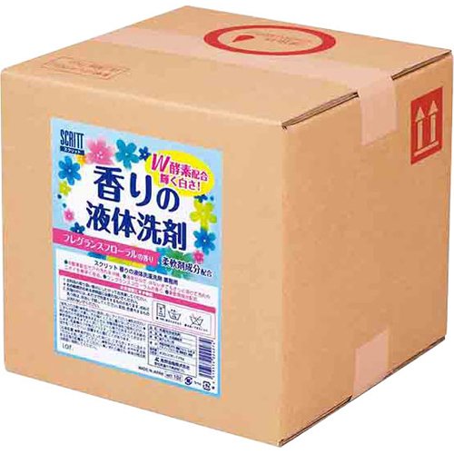 熊野油脂 スクリット 香りの液体洗剤 10L