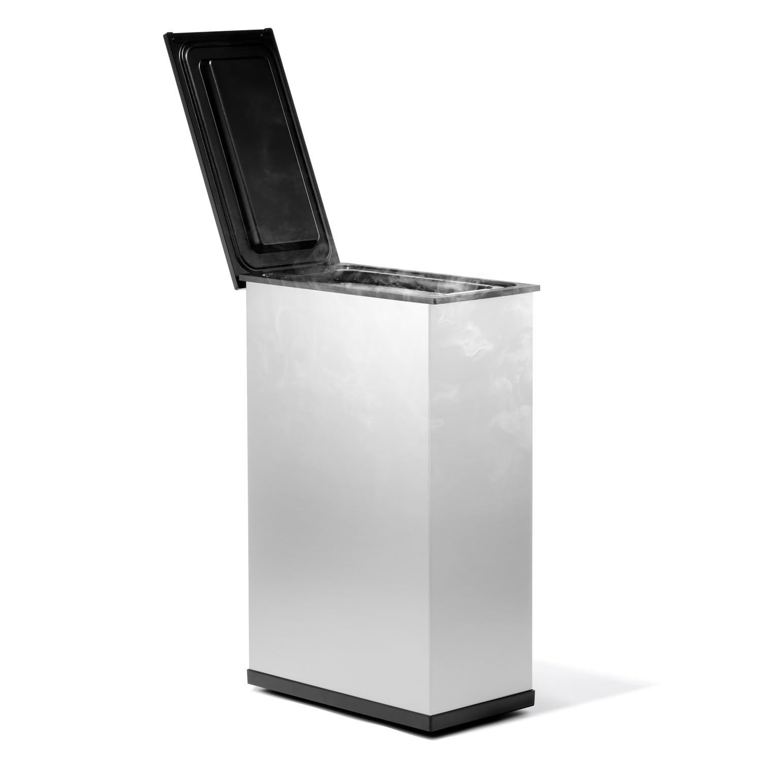 Rakuten - 冷やすゴミ箱 クリーンボックス 20L 生ごみ ペットシーツ おむつ 冷凍 菌の繁殖を抑制 省エネ 静音 フタ付き キャスター付き お手入れ簡単 防臭 ダストボックス シルバー SCB-020S