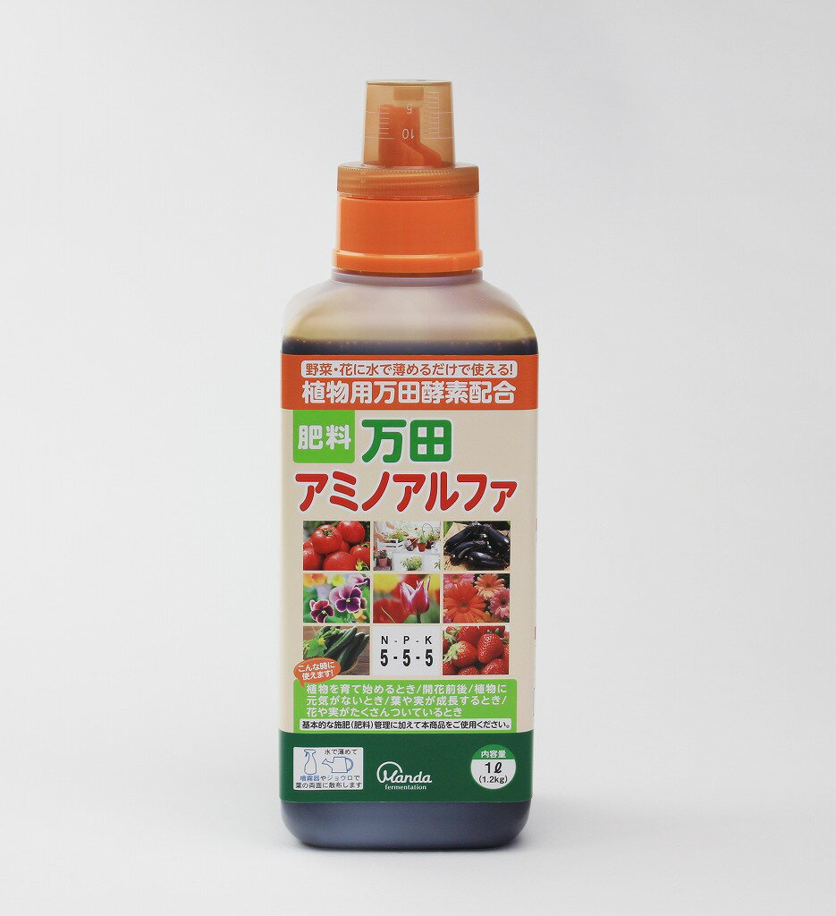 乐天商城 - アイリスオーヤマ 万田アミノアルファ1000ml 1本 IRIS OHYAMA