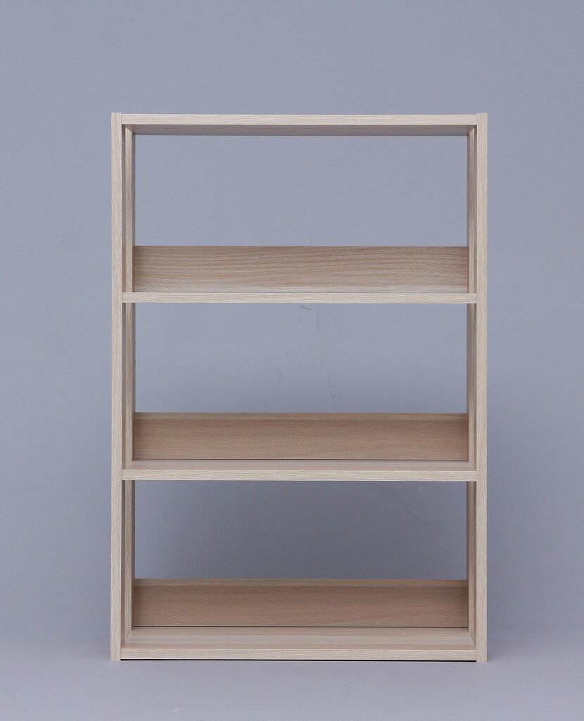 アイリスオーヤマ ラック ディスプレイ リビング収納 4段 幅60×奥行29.2×高さ87.9cm ナチュラル OWR-600 IRIS OHYAMA