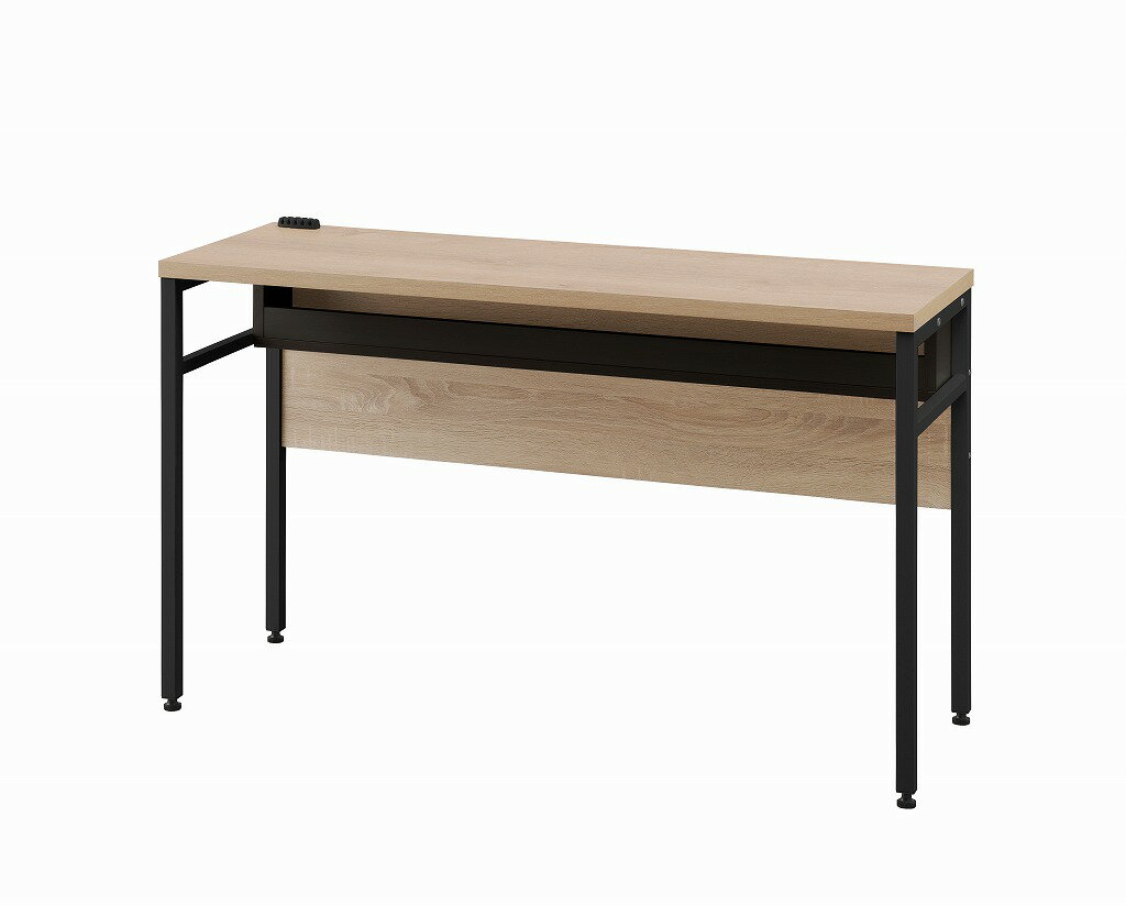 アイリスオーヤマ デスク PCデスク 耐荷重 テーブル 机 パソコンデスク ケーブル収納 アジャスター付き ライトナチュラル/ブラック CSD-1150 IRIS OHYAMA