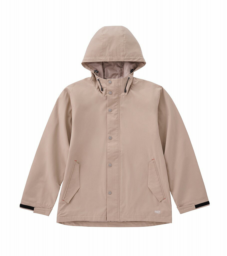 《商品説明》●天候に左右されない万能アウター、撥水防風フード付きブルゾン。●【FNCT（ファンクト）】●「FUNCTION」を由来とした、アイリスオーヤマのアパレルブランド。●快適で、季節の変化が楽しみになるシリーズをお届けします。●シンプルなデザインでコーディネートしやすい、ユニセックスで楽しめる便利なアウターです。●point．1：撥水加工●撥水加工が施されているため、急な雨にも対応可能！●アウトドアにも最適な気軽に羽織れる1枚です。●point．2：防風性能●防風加工を施した生地を使用。●首元まですっぽり覆うハイネック仕様で、風を通さず暖かい。●普段着からアウトドアなど、いろんなシーンで幅広く活躍してくれます。●さらに袖口はマジックテープで調整可能。●手首にしっかりフィットする構造で、スキマ風の侵入を防止。●反射機能がついたロゴ入り。●デザインのアクセントにも！《仕様》■製品サイズ（着丈約／肩幅約／身幅約／裾巾約／天巾約／袖丈約／袖巾約／袖口巾約［cm］）XL：75／51／64.5／63.5／23／65／27.5／15.8■製品質量：約529g■材質：ポリエステル100％※寸法は目安となります。商品・測定方法によって誤差が生じる場合がございますので、あらかじめご了承ください。